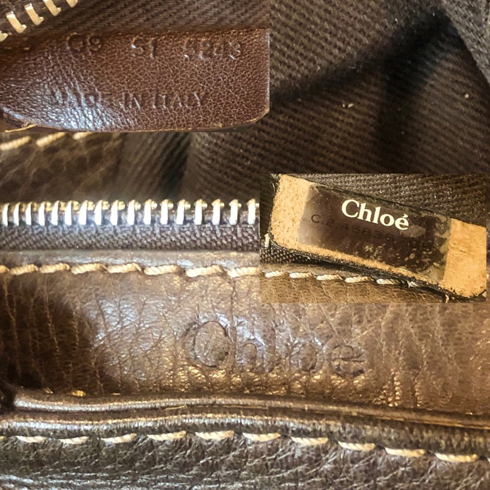 SOLD CHLOE Paddington Brown Leather Mini Bag with Lock Key Dust Bag COA MINT - Picture 12 of 17